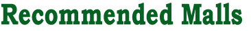 Recommended Malls